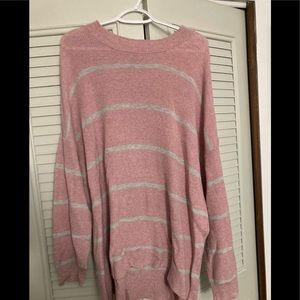 Pink/peach flowy sweater